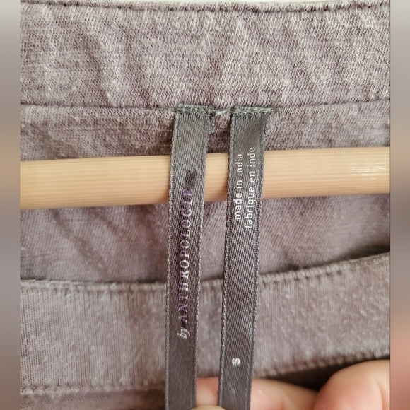 Anthropologie Crop Dolman Sleeve Top Grey Size Small - Picture 4 of 8